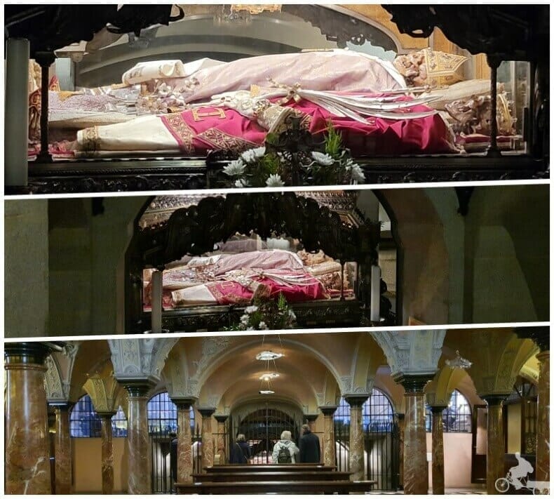 cripta y reliquias de san ambrosio