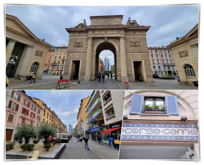 Puerta Garibaldi y Corso Como