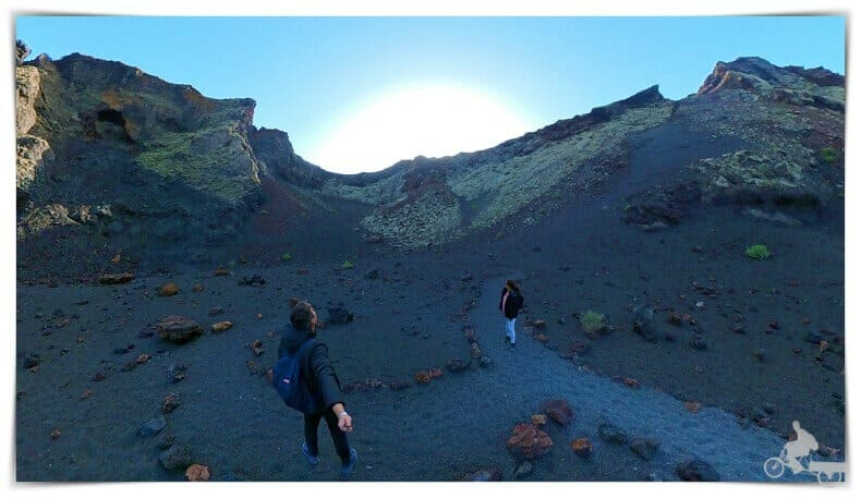 El Cuervo volcano Canarias