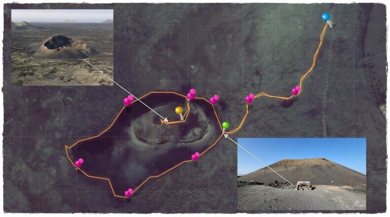 ruta volcan el cuervo