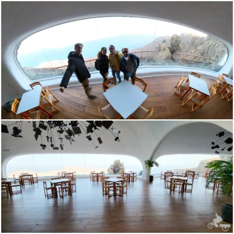 mirador del Río sala acristalada