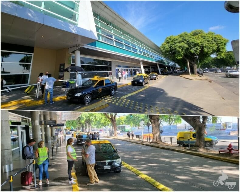 taxi del aeroparque Jorge Newbery a Buenos Aires