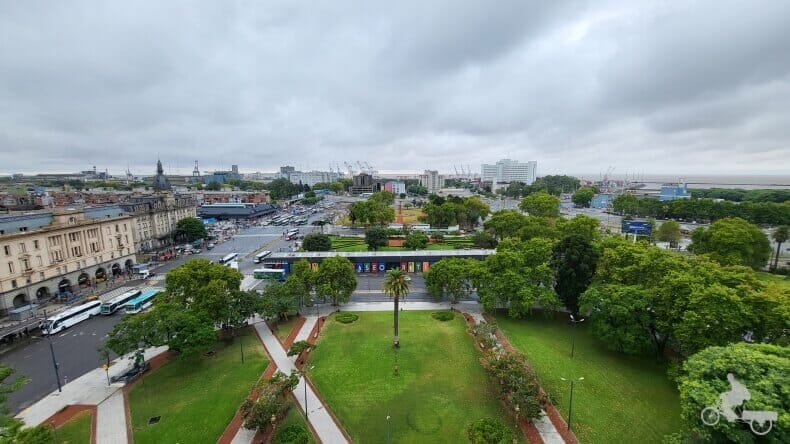 vistas al este de la Torre Monumental o de los Ingleses