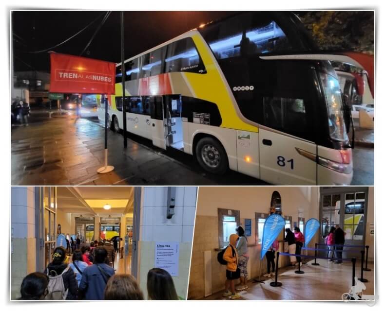 bus del Tren a las Nubes
