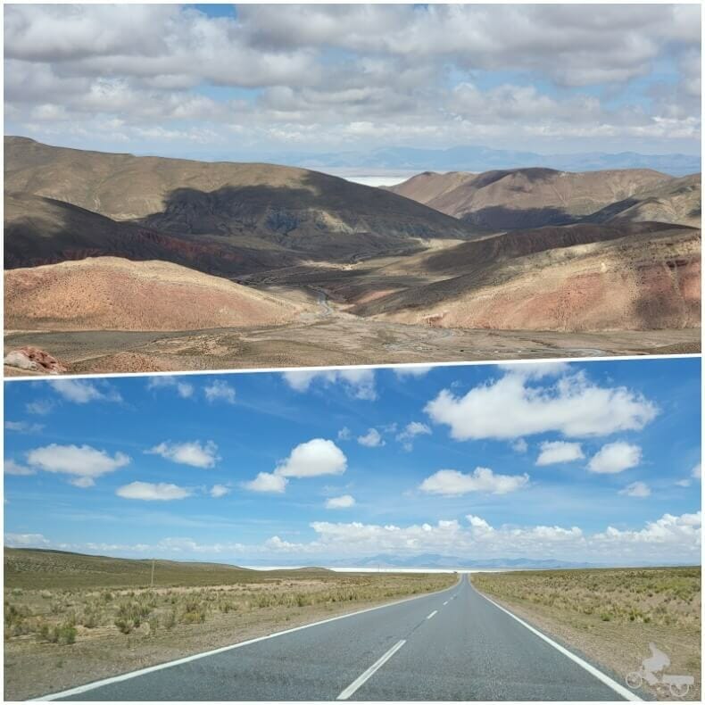 descenso hacia las Salinas Grandes