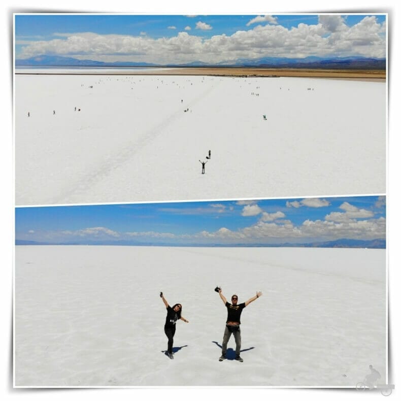 Salinas grandes desde el drone