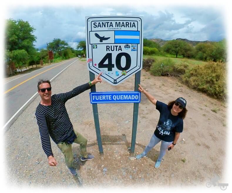 letrero ruta 40