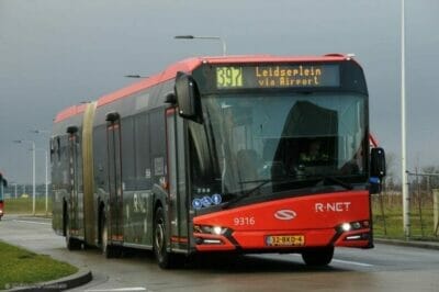 Bus Airport Express nº 397 en schiphol