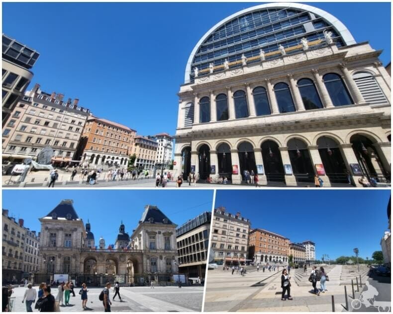 plaza de la Comedia en Lyon
