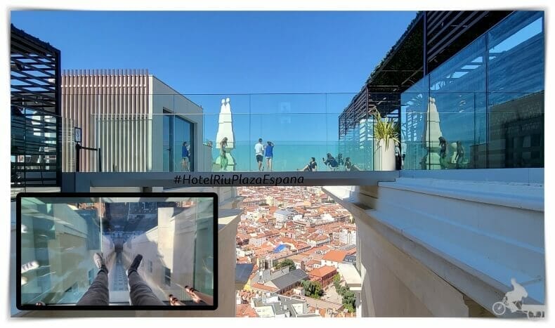mirador del hotel Riu plaza España