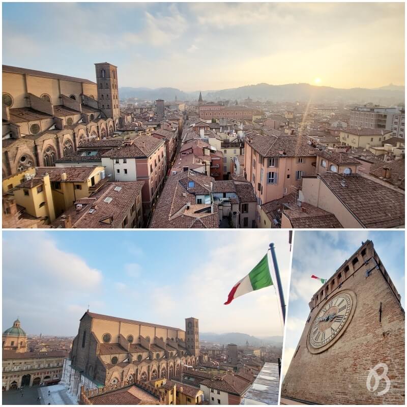 Vistas desde la torre de Orologio