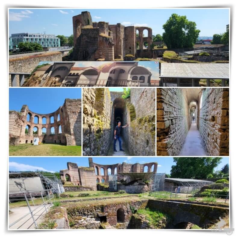 Termas Imperiales y termas de Santa Bárbara