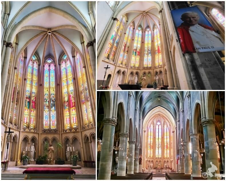 vidrieras del coro iglesia santa Segolene