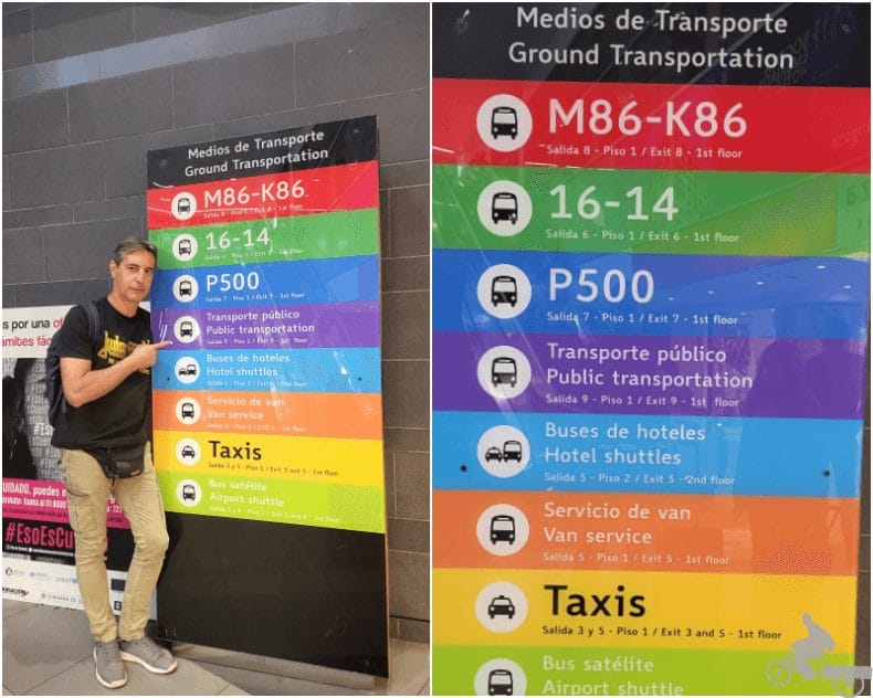 Aeropuerto de Bogotá, medios transporte