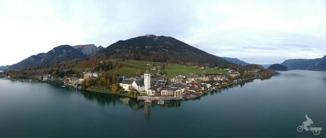 lago del pueblo de san wolfgang