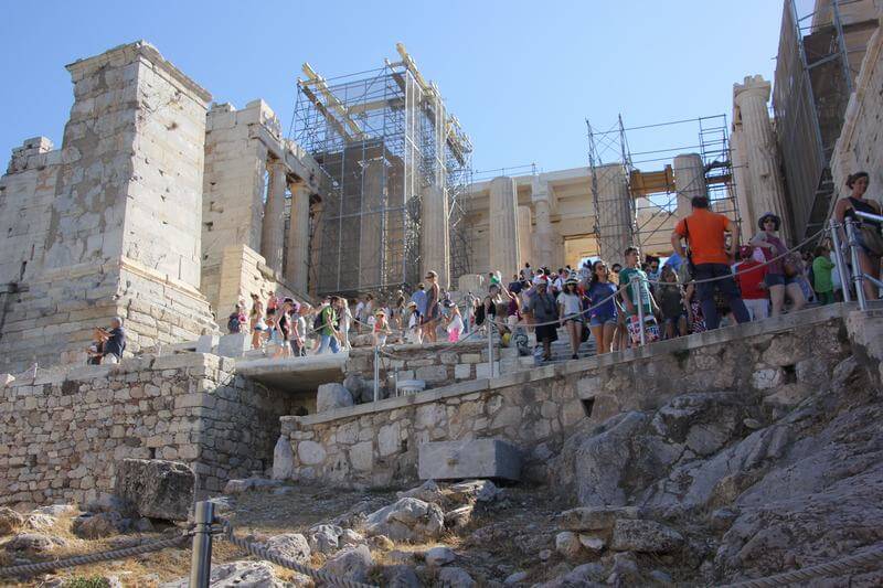 escaleras del Propileo