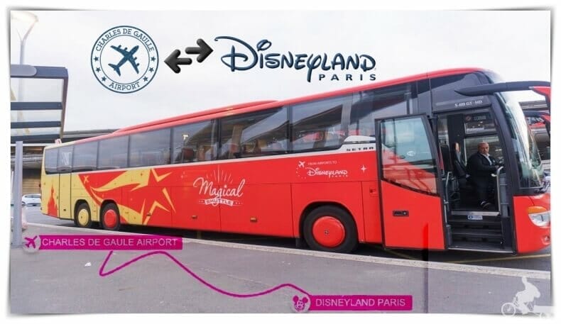 cómo ir del aeropuerto Charles de Gaulle a Disneyland Paris