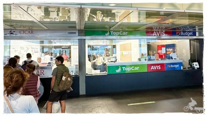 coche de alquiler en el aeropuerto de la Palma