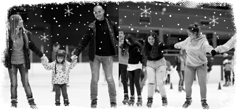 patinaje sobre hielo barcelona navidad