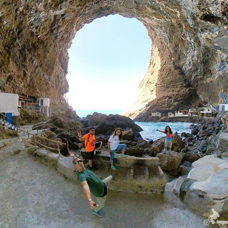 Porís de la Candelaria isla de la Palma en Canarias