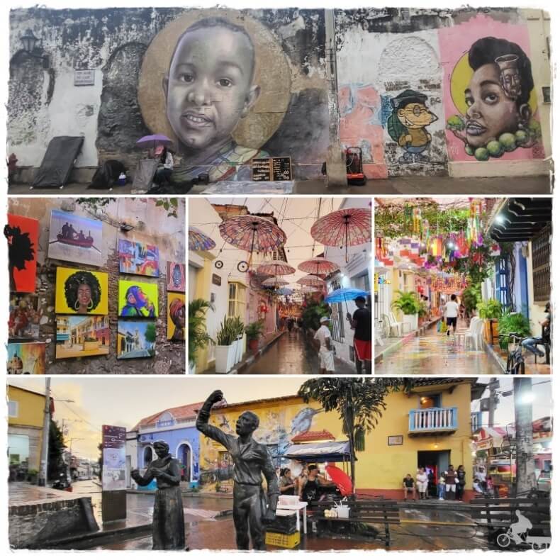 calles de barrio de Getsemaní