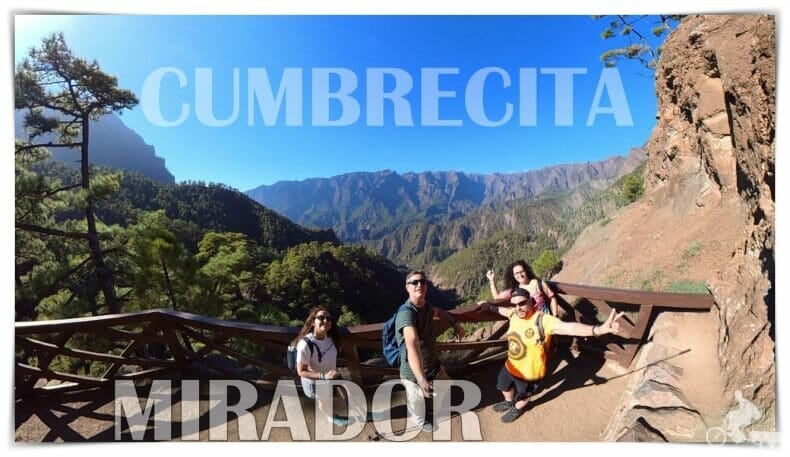 mirador de la Cumbrecita en la isla de la Palma
