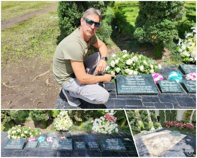 tumba de Pablo Escobar en el cementerio Jardines de Montesacro