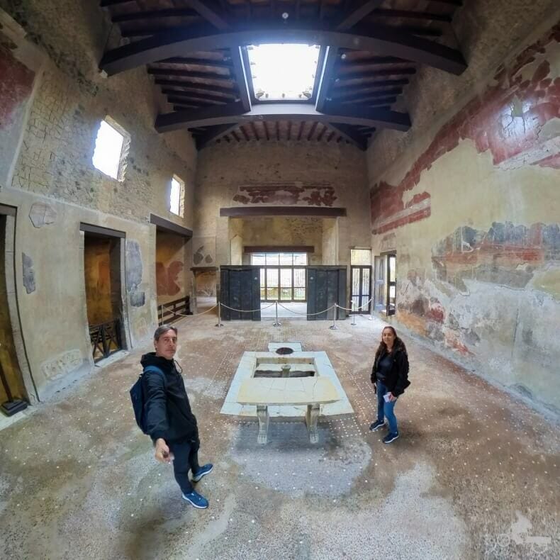 Casa del Tramezzo de Legno - que ver en Herculano