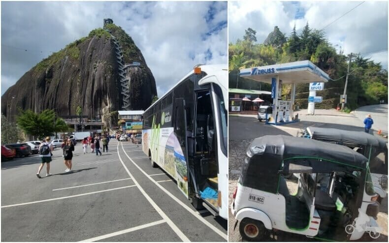 como llegar al peñol de Guatape
