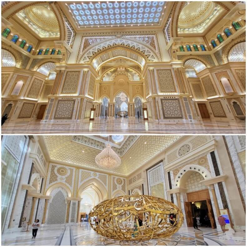 ala este del palacio presidencial Qasr Al Watan de Emiratos Árabes Unidos en Abu Dhabi