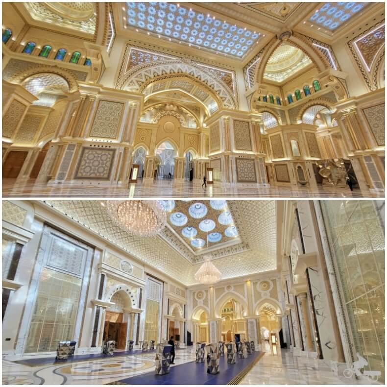 Ala oeste del palacio presidencial Qasr Al Watan de Emiratos Árabes Unidos en Abu Dhabi