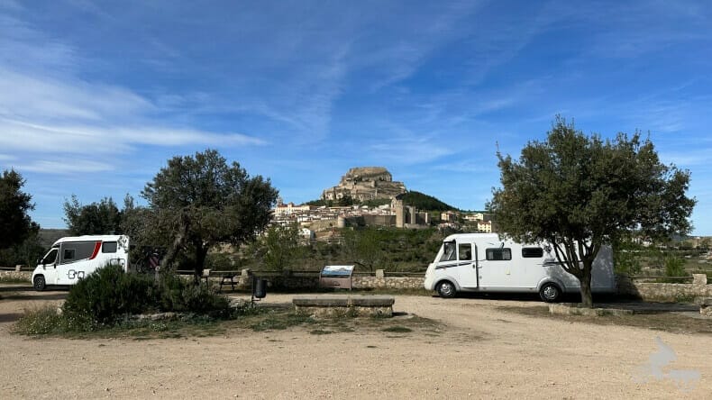 Área de autocaravanas de Morella