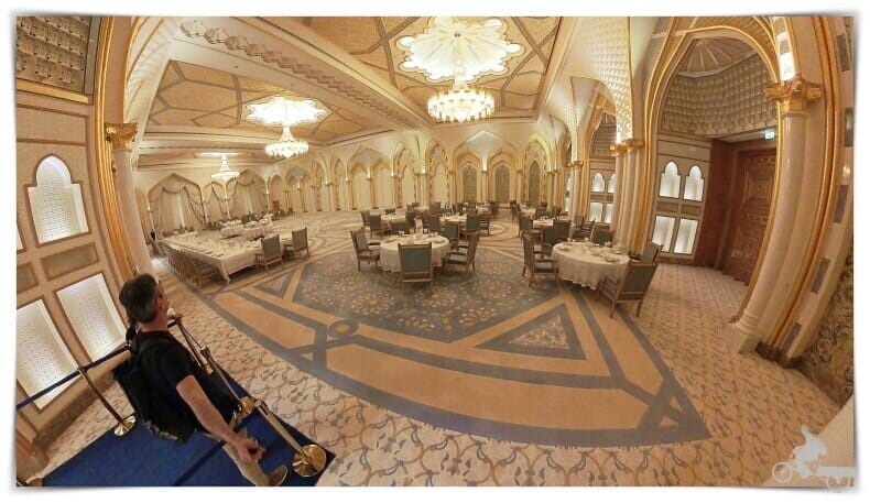 comedor del palacio presidencial Qasr Al Watan de Emiratos Árabes Unidos en Abu Dhabi