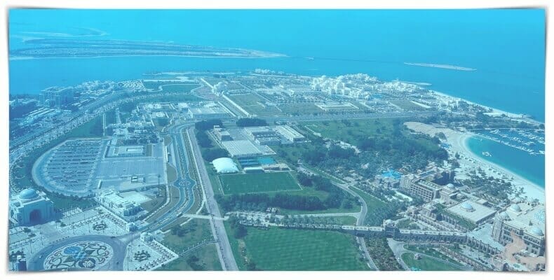 palacio presidencial desde torres etihad
