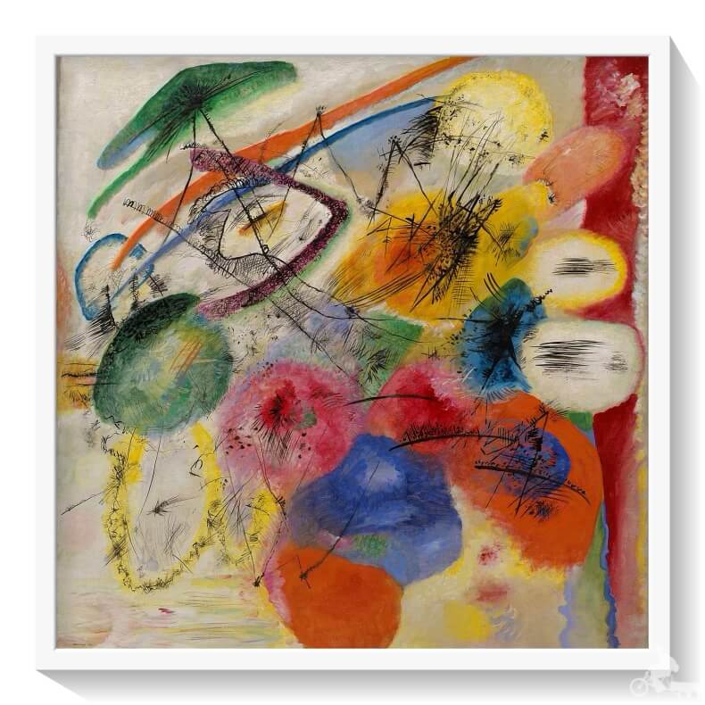 Black Lines (Schwarze Linien)- Vasily KANDINSKY