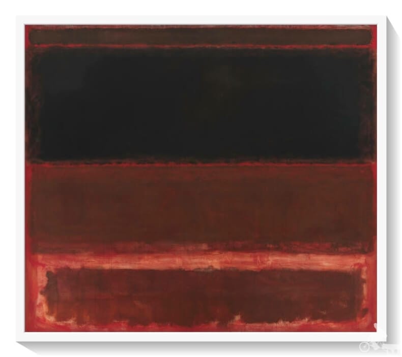 Four Darks in Red, de Mark Rothko (1958).