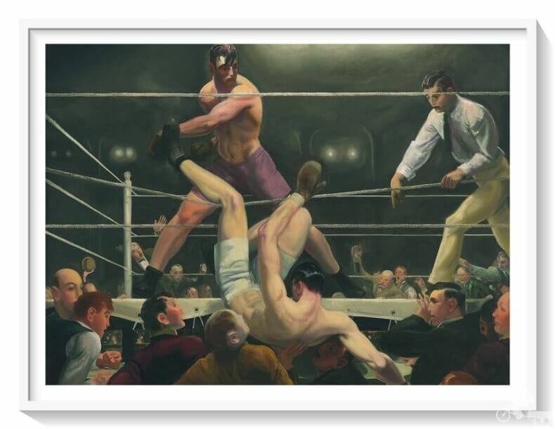 George Bellows, Dempsey and Firpo, 1924