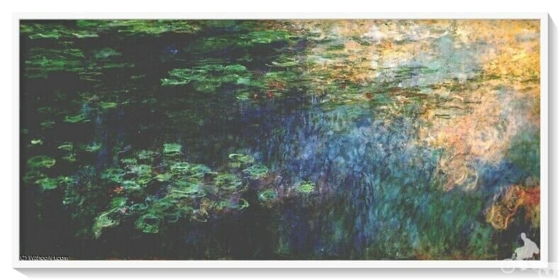 Reflexiones de nubes en el estanque de los nenúfares Claude Monet