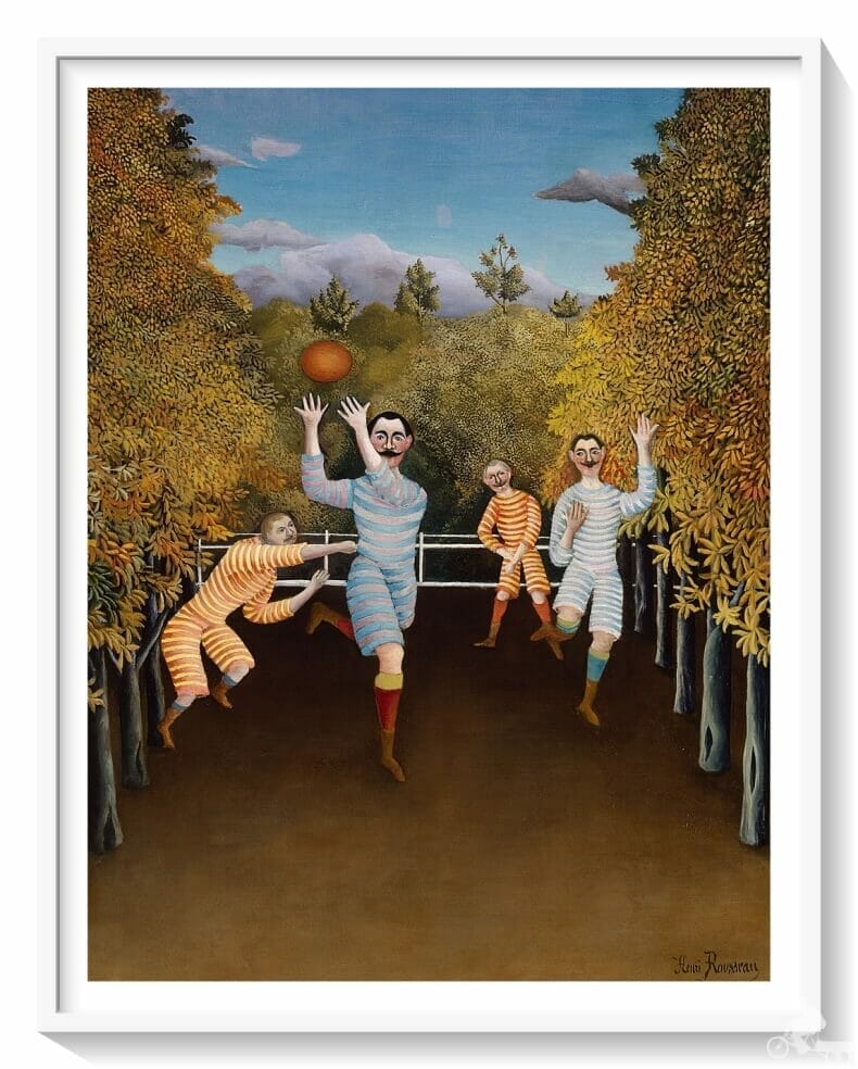 The Football Players (Les joueurs de football) - ROSSEAU