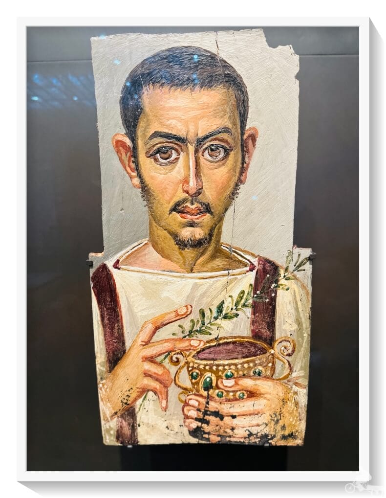 Retrato Funerario de un Hombre con una Copa