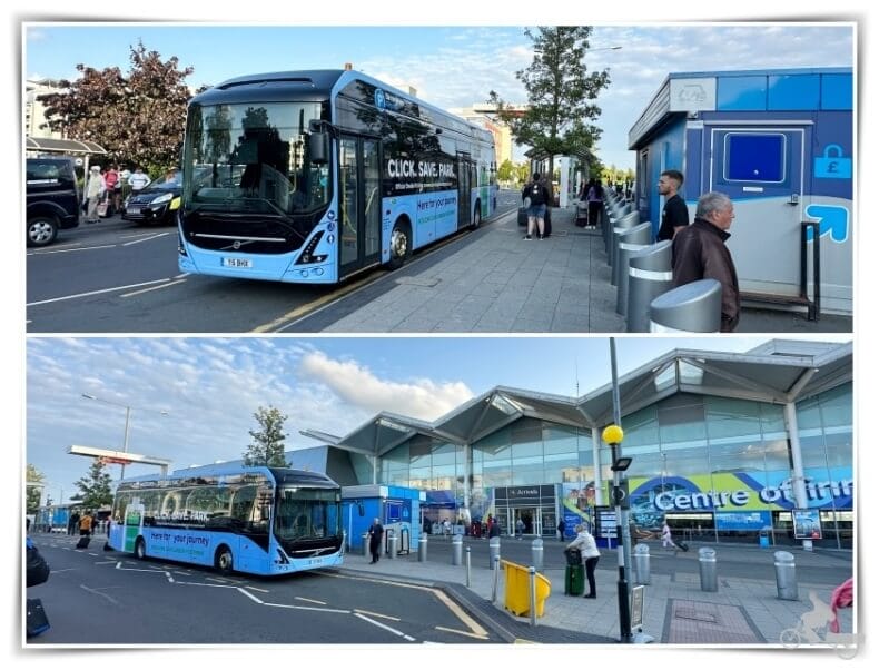 Cómo ir del aeropuerto de Birmingham al centro en bus
