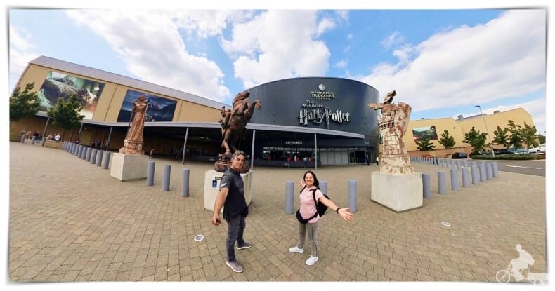 entrada de los estudios de Harry Potter en Londres