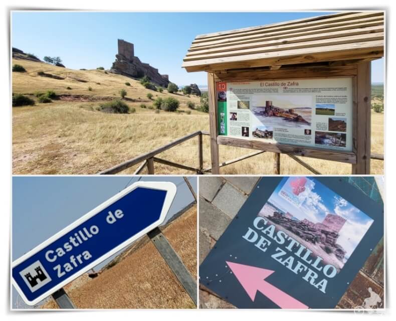 letreros castillo de Zafra