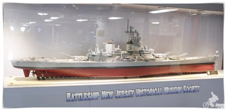 maqueta acorazado New Jersey