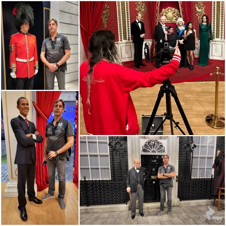 politicos del museo de cera de Londres