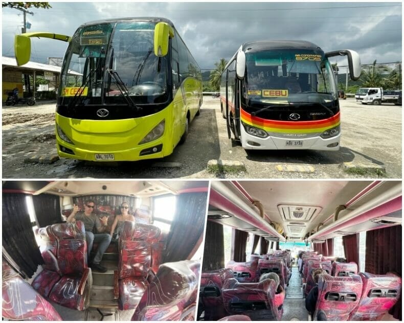 bus de Cebú a isla de Malapascua