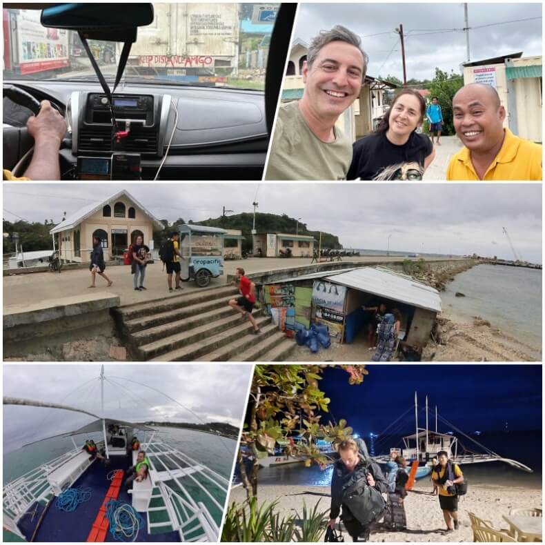 Trayecto de Cebú a isla de Malapascua