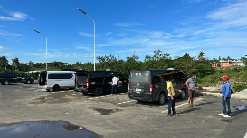 van de cebu a isla de Malapascua