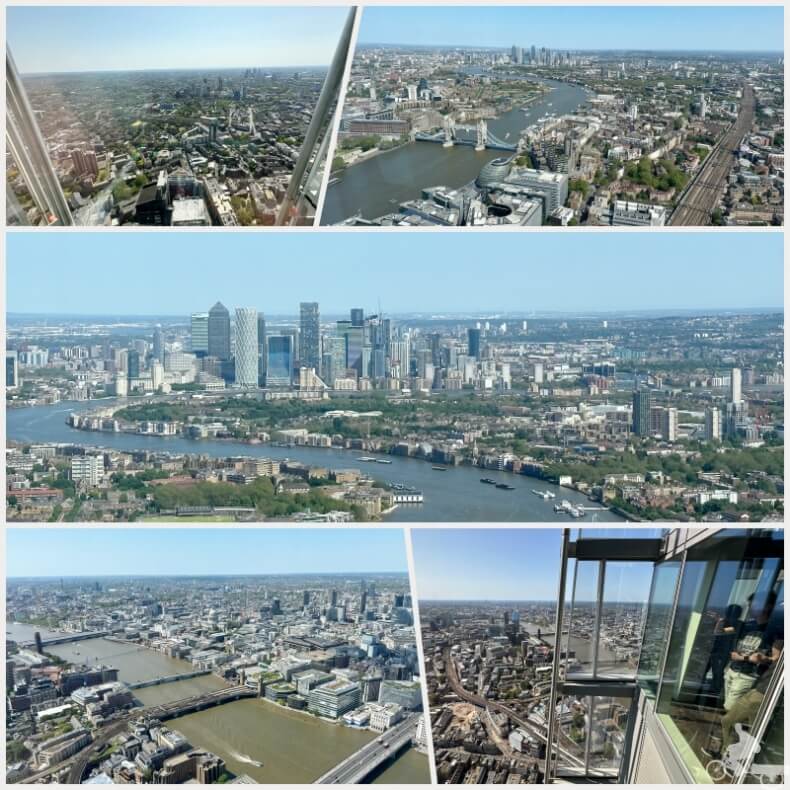 vistas desde lo alto de The Shard