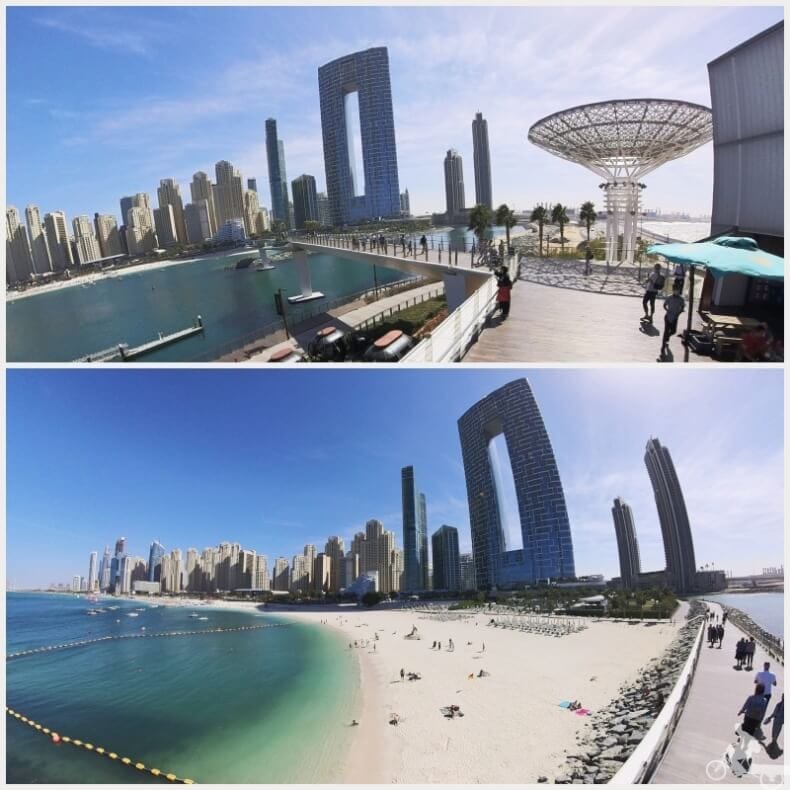 Bluewaters pedestrian bridge Dubai